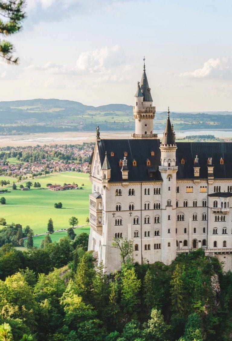 Neuschwanstein城堡从慕尼黑到福森 +巴伐利亚村庄