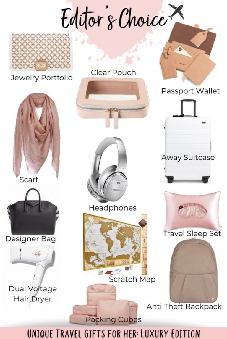25+ Unique Travel Gifts for Women: Luxury Edition