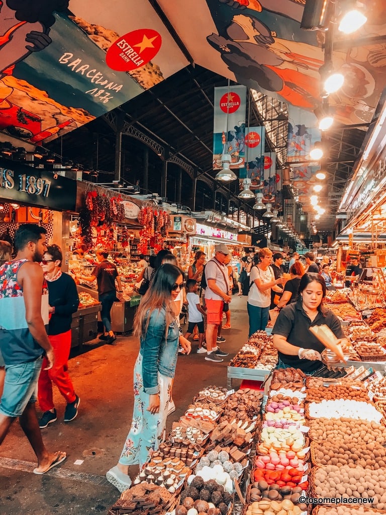 历史悠久的巴塞罗那波奎里亚市场