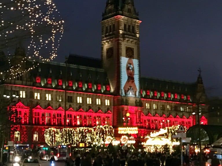 汉堡的圣诞市场