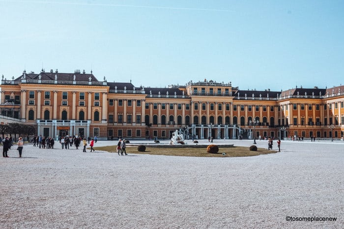 维也纳三月的美泉宫