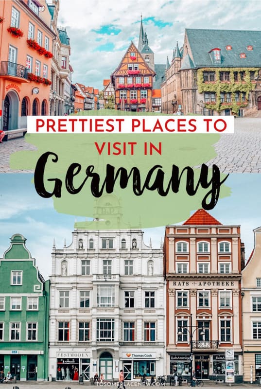 彩色的房子-最美丽的城市参观德国欧洲