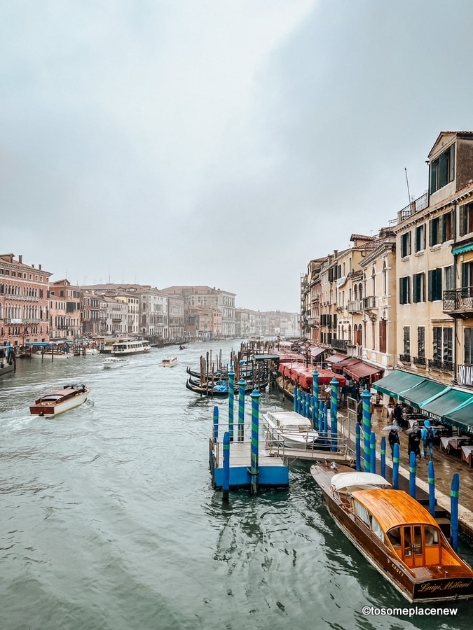 雨中的威尼斯大运河