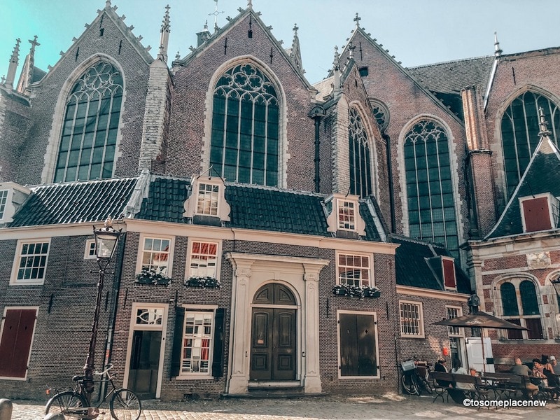 阿姆斯特丹行程老教堂在红灯区