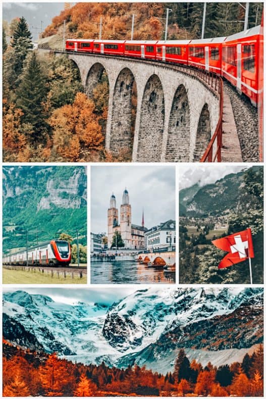 瑞士风景最优美的火车