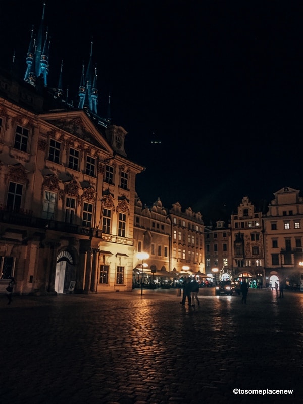 布拉格老城之夜