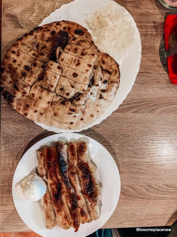 萨拉热窝晚餐——塞瓦皮和土豆派