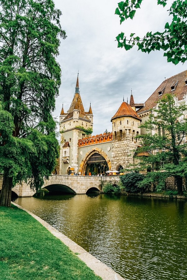 匈牙利布达佩斯的Vajdahunyad城堡