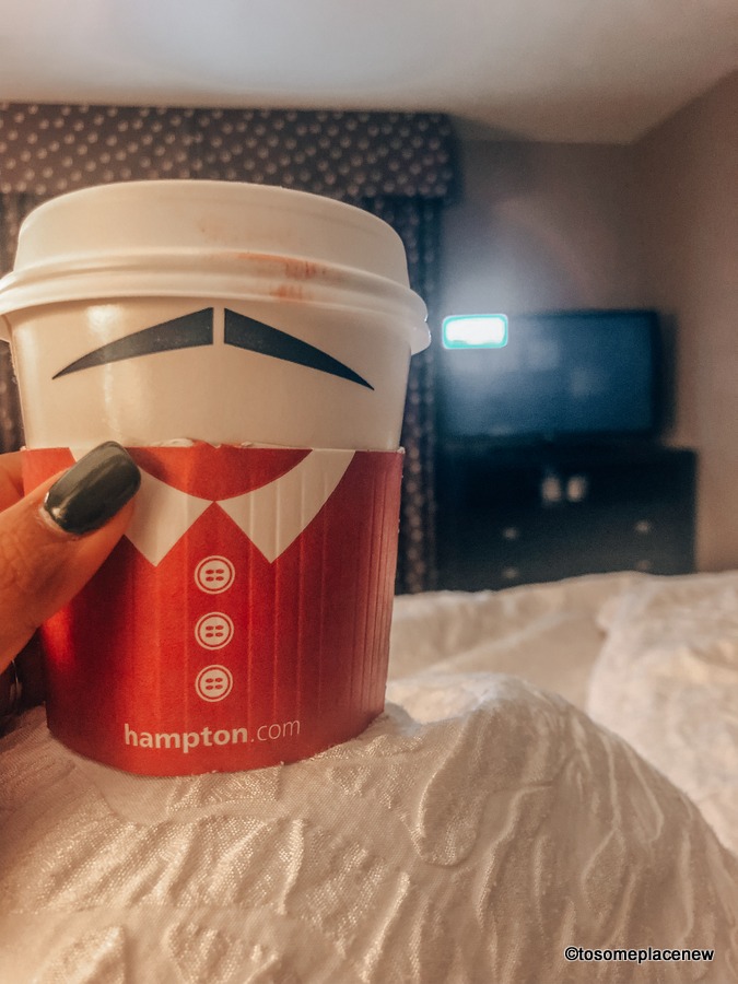 加拿大卡尔加里汉普顿酒店的咖啡